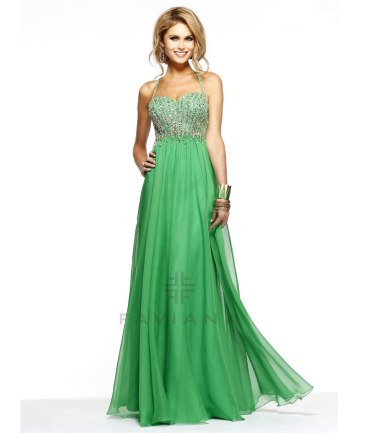 green-dress