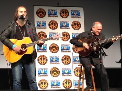 Steve with David Broza